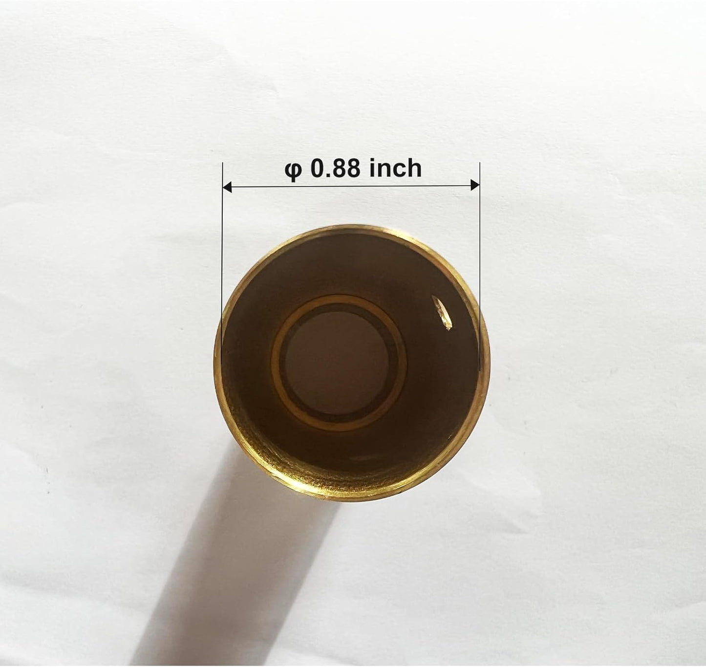 Gold Alloy Fancy Cross for Indoor Flag Pole Topper or Parade Flagpole Finial Topper, for 1-inch Diameter Flagpoles