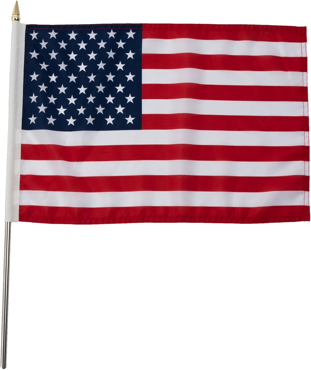 American Veteran Grave Marker With 12x18 Inches American US Flag, Aluminum Veterans Plaque, Memorial Day Gifts, Suitable for Graveside Memorials to Honor Those who Served