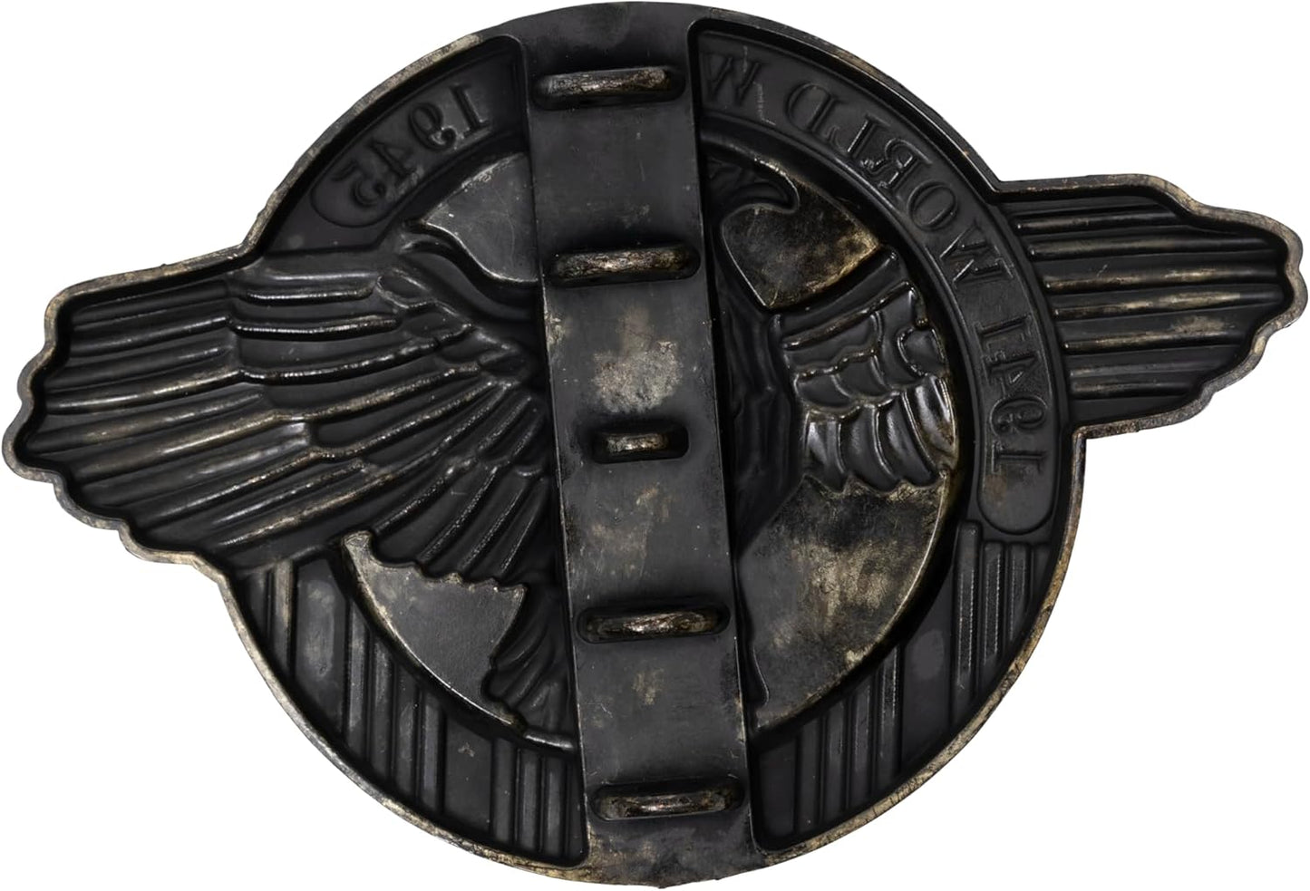 WWII Aluminum Grave Marker, with 12x18 Inch USA Flag, Aluminum Veterans Plaque, Memorial Day Gifts, Suitable for Graveside Memorials to Honor Those who Served