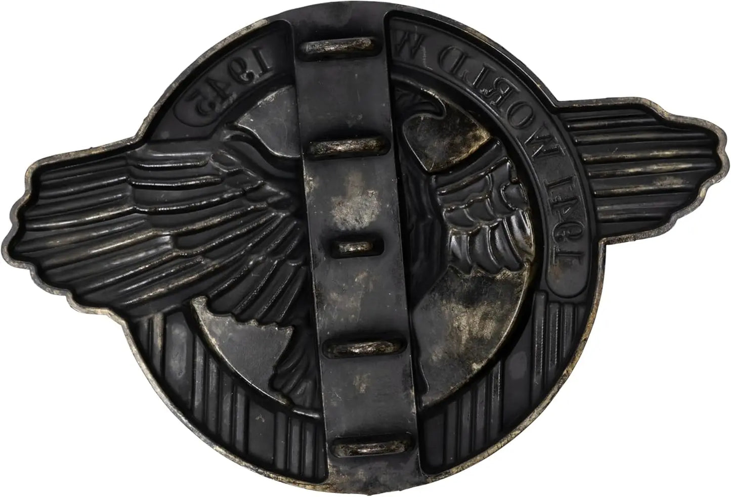 WWII Aluminum Grave Marker, with 12x18 Inch USA Flag, Aluminum Veterans Plaque, Memorial Day Gifts, Suitable for Graveside Memorials to Honor Those who Served USA TOP FLAGS, INC