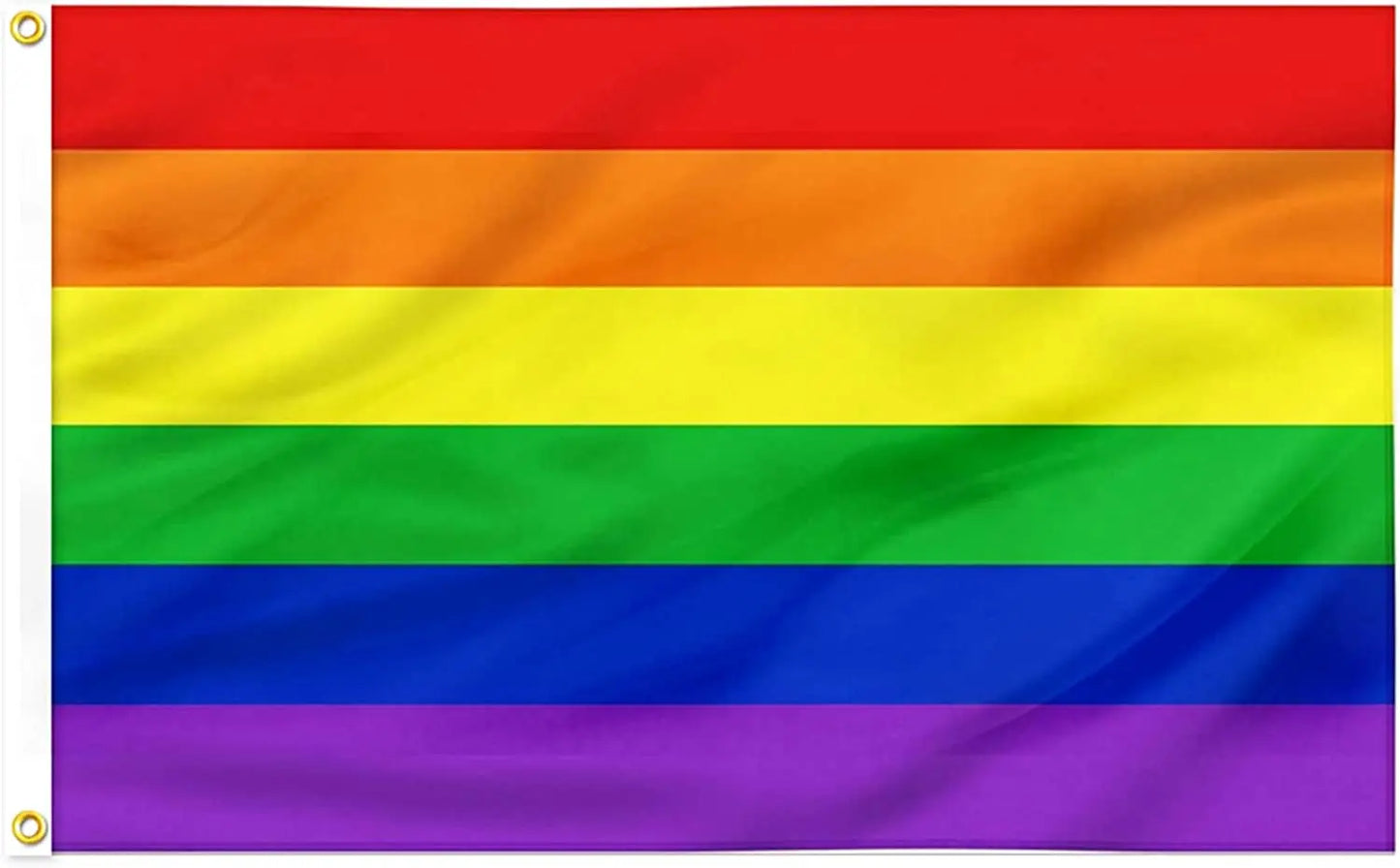 Progress Pride LGBT Flag 4x6 Ft, Rainbow Gay Lesbian Bisexual Transgender Community Flags, Vivid Color LGBTQ Resistant UV Outdoor Banner with 2 Brass Grommets USA TOP FLAGS,INC