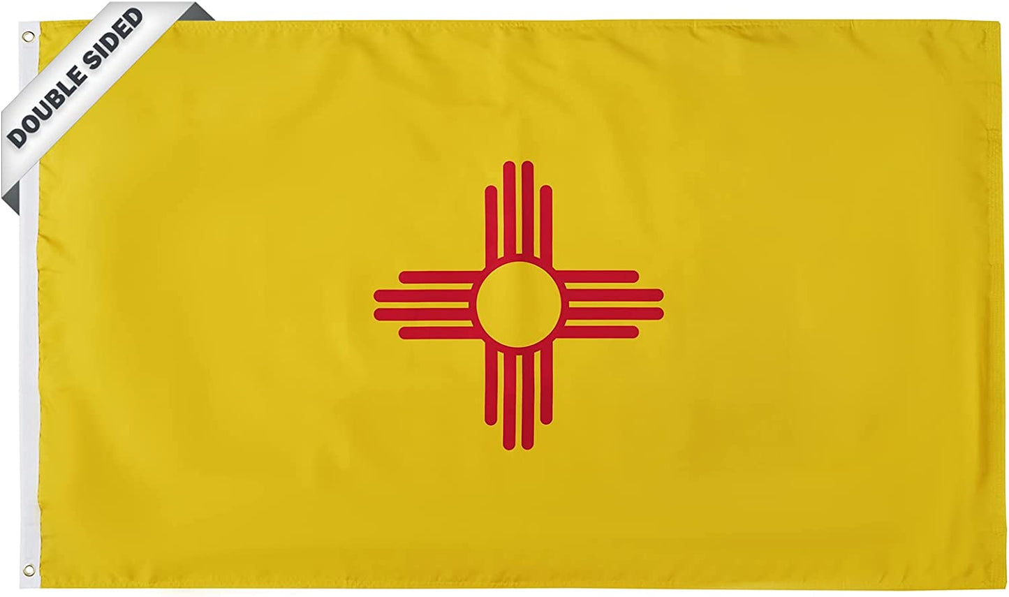 Florida State Flag 3x5 Feet, 3 Ply Double Sided State of Florida Flags with 2 Brass Grommets and Canvas Header, Heavy Duty Polyester Vivid Color Outdoor Banner Made in USA