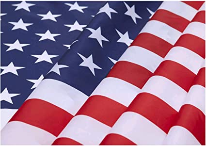 Pack of 2 Gadsden Flag and American USA Flags 3x5 ft, Heavy Duty Don't Tread on Me Flags Rattlesnake USA Flag for Outdoor, Vivid Color Yellow Banner Tea Party Flag