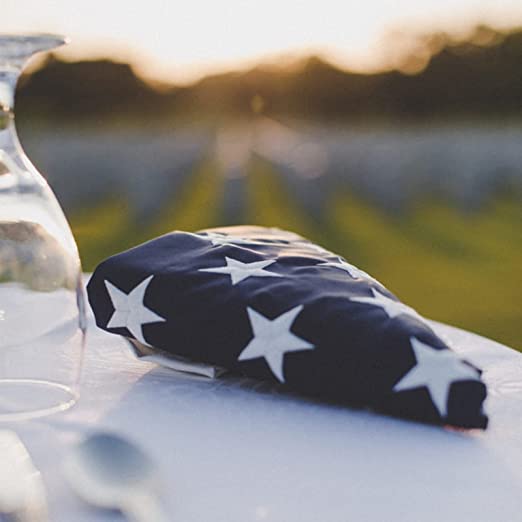 American Flags for Outside 3x5 US Flag Made in USA Heavy Duty Outdoor Durable Nylon Flag 3β x 5β with Embroidered Stars, Sewn Stripes and Brass Grommets
