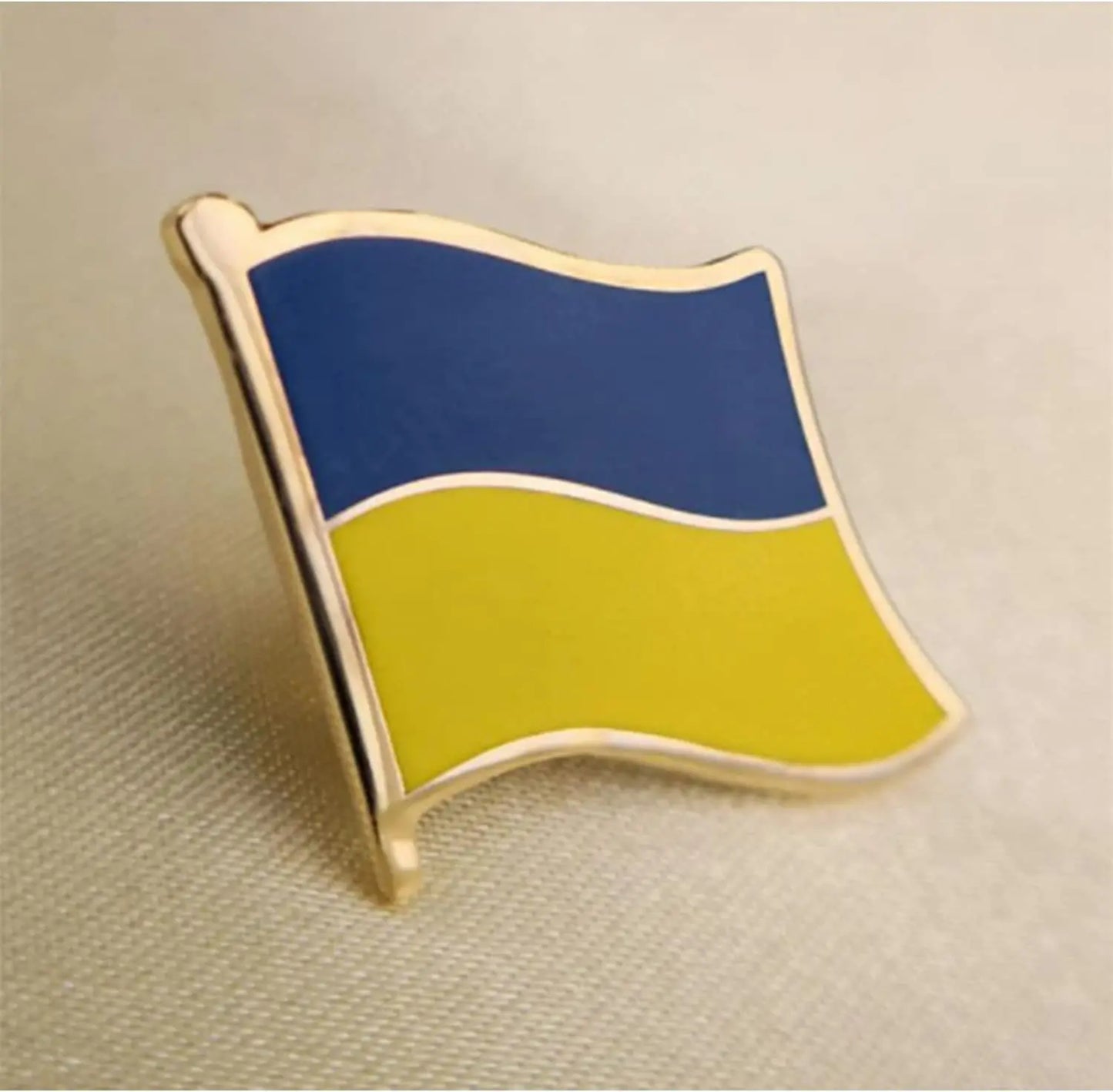 Pack of 4Pcs Ukraine Flag Pins, I Stand with Ukrainian, Ukrainian American Lapel Pin Button with Coat of Arms, Support The Ukraine Pin USA TOP FLAGS,INC