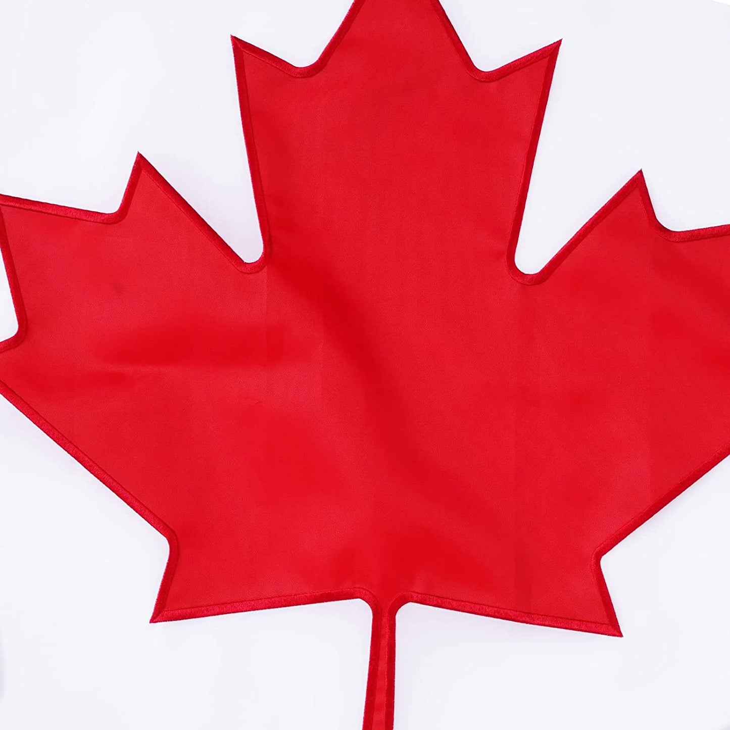 Canadian Flag Embroidered Canada National Flags 3x5 Foot Sewn Stripes Heavy Duty Outdoor with Brass Grommets