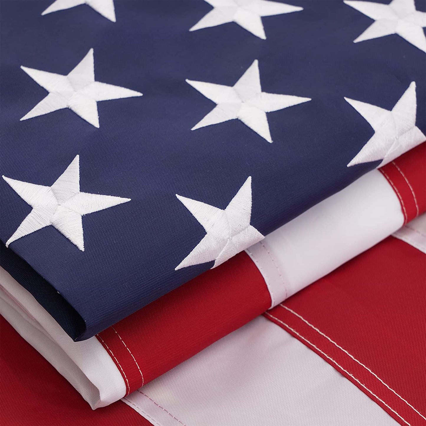American Flag US Flags 4x6FT for Outdoor USA Heavy Duty High Wind Embroidered Stars Sewn Stripes Polyester with Brass Grommets Vibrant Color Banner