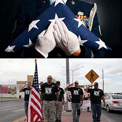 American Flag Large US Flags 5x8 Outdoor Made in USA High Wind Heavy Duty Outside Embroidered Stars All Weather Durable Nylon Sewn Stripes with Brass Grommets (5' X 8' American Flag)