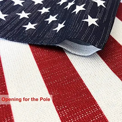 Pack of 2 American Flag USA Garden Flag 12 x 18 - Patriotic Double Sided Small American Flags for Yard (American Garden Flag) USA TOP FLAGS,INC