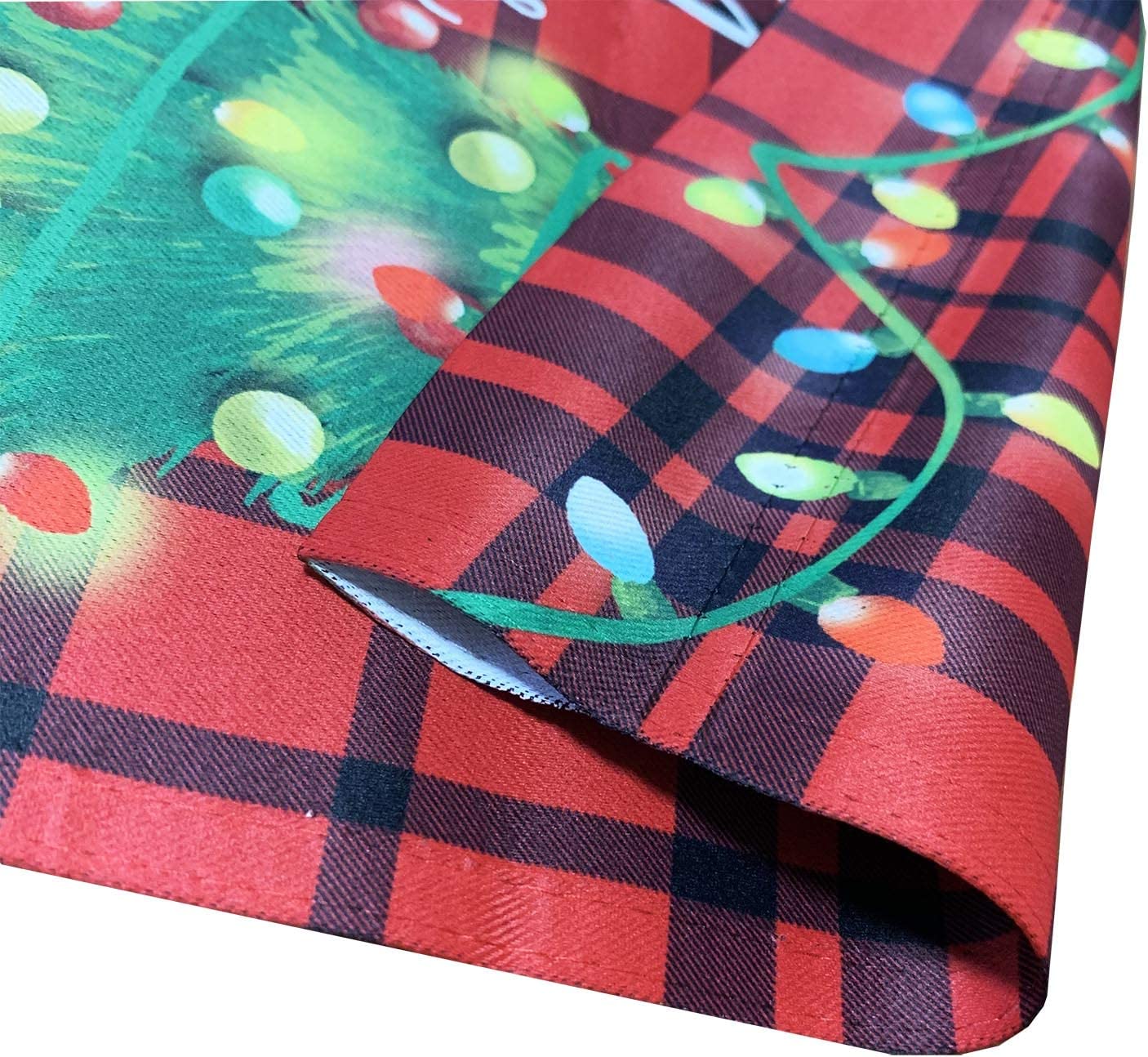 Pack of 2 Christmas Garden Flag Merry Christmas Yard Flags 12x18 Double Sided Red Truck Xmas Decor for Outdoor, Outside