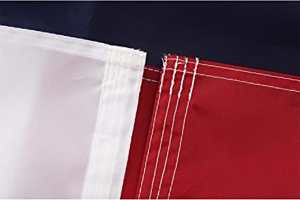Texas Flag Sleeved TX State Flags 3x5 Outdoor Made in USA Embroidered Star Heavy Duty Nylon Sleeve with Vivid Color