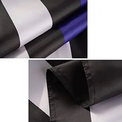 Pack of 10 Thin Blue Line Garden Flag American Police Flags 12.5×18 inch Double Sided Back the Blue Stripe Blue Lives Matter Flag USA TOP FLAGS,INC
