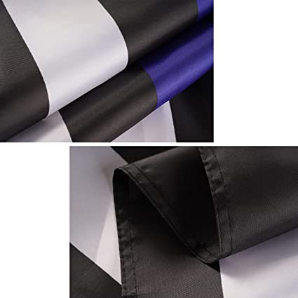Pack of 10 Thin Blue Line Garden Flag American Police Flags 12.5×18 inch Double Sided Back the Blue Stripe Blue Lives Matter Flag