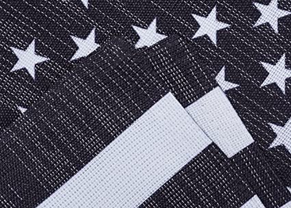 Pack of 10 Thin Blue Line Garden Flag American Police Flags 12.5x18 inch Double Sided Back the Blue Stripe Blue Lives Matter Flag, silver blue