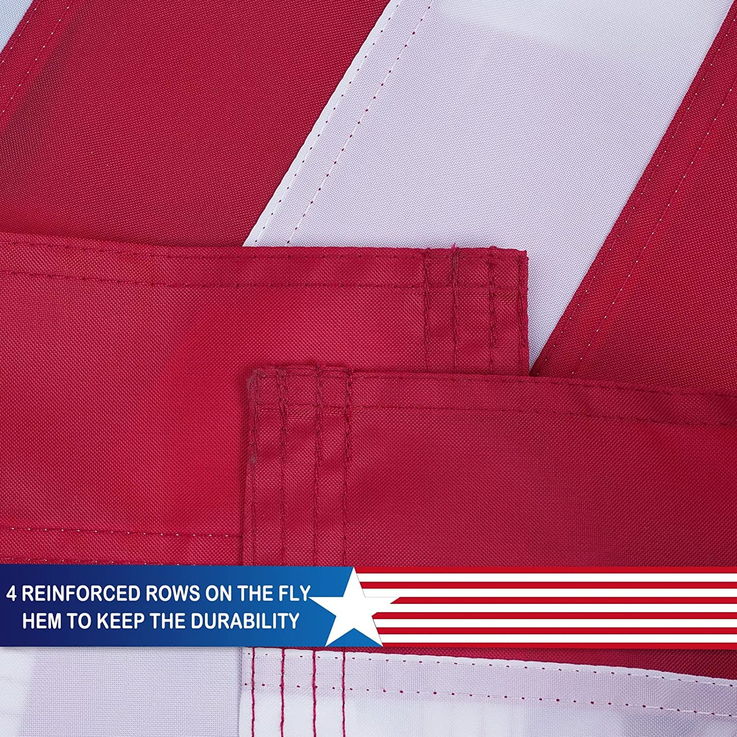 Pack of 2 Betsy Ross Boat Flag Made in USA 12x18 Inch, Embroidery 13 Stars Colony American Flags with Brass Grommets for 4th of July Independence Day Outdoor Decor Banner