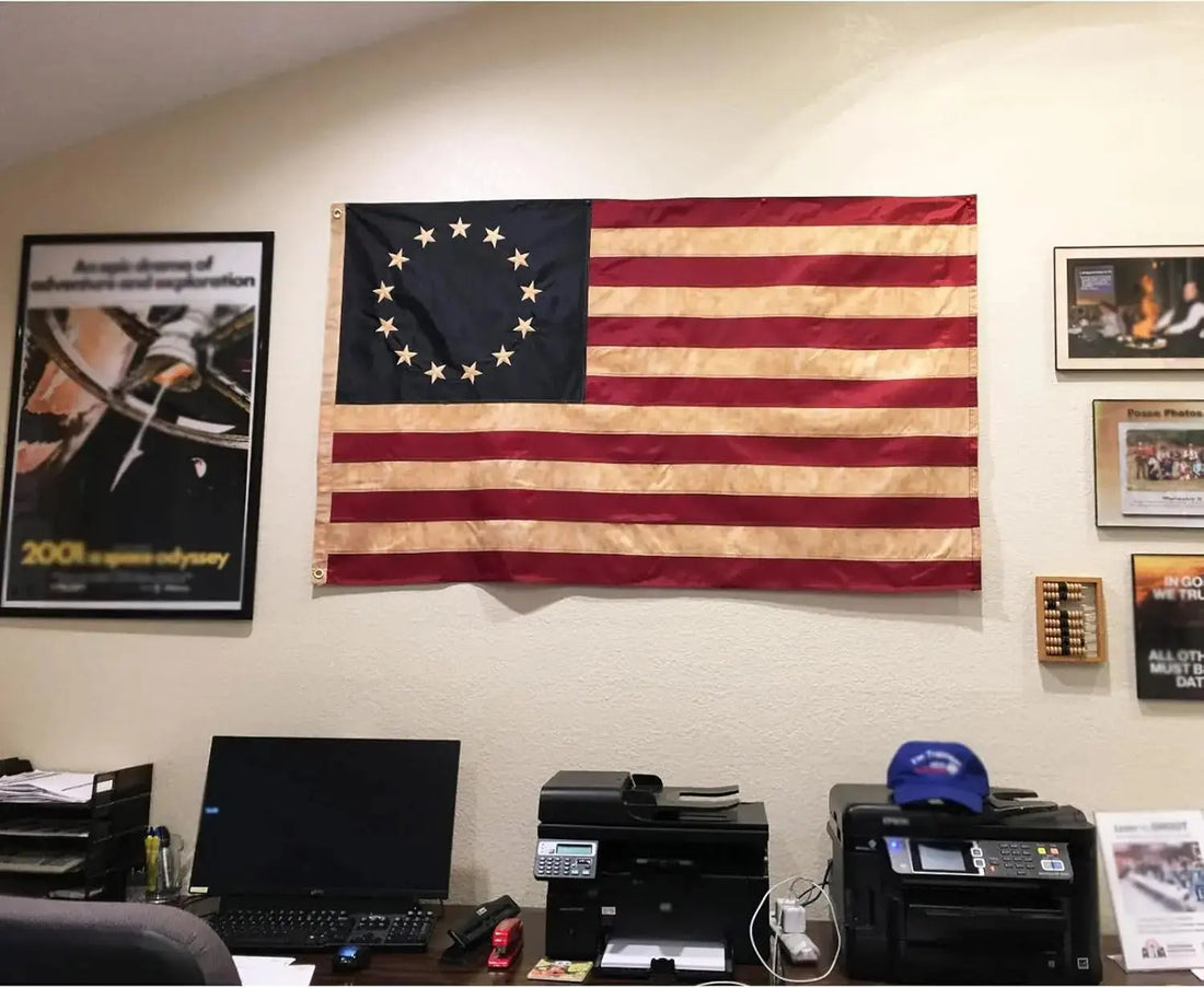 Original Betsy Ross Flag: History, Symbolism & Design Explained USA TOPFLAGS,INC