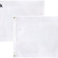 TOPFLAGS Solid White Flag BlanK Flags 2x3 Ft - 2 Packs Create Your Own Solid White Flag DIY Blanks Canvas Banner to Decorate with Brass Grommets USA TOP FLAGS, INC
