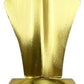 Gold Square Copper Spear for Indoor Flag Pole Topper or Parade Flagpole Finial Topper, for 1-inch Diameter Flagpoles