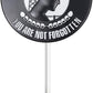 POW MIA Aluminum Grave Marker Kit, with 12x18 Inch USA Flag, Aluminum Veterans Plaque, Memorial Day Gifts, Suitable for Graveside Memorials to Honor Those who Served