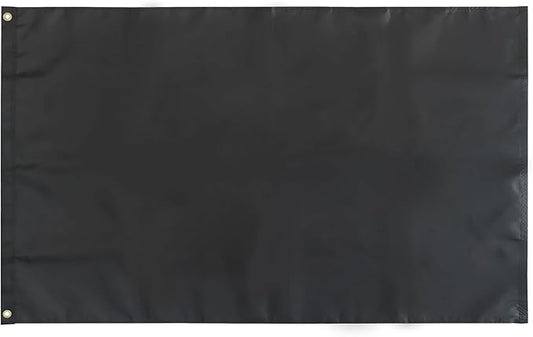 TOPFLAGS Solid Black Flag BlanK Flags 2x3 Ft Create Your Own Solid Black Flag DIY Blanks Canvas Banner to Decorate with Brass Grommets USA TOP FLAGS, INC