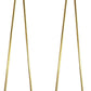 Indoor Flagpole Spreader (Gold) 2 PCS, Arm Length 18 Inches, The Flag Spreader Will fit Poles 1 1/8" - 1 3/8" in Diameter