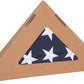 TOPFLAGS Folded American Flag 3x5 Heavy Duty Outdoor USA 420D Nylon US Flags with Embroidered Stars, Sewn Stripes & Brass Grommets, Fade Resistant - All Weather Flags for Outside High Wind Triangle Packaged USA TOP FLAGS, INC