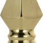 Gold Square Spear Zinc Alloy for Indoor Flag Pole Topper or Parade Flagpole Finial Topper, for 1-inch Diameter Flagpoles