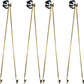 Indoor Flagpole Spreader (Gold) 4 PCS, Arm Length 18 Inches, The Flag Spreader Will fit Poles 1 1/8" - 1 3/8" in Diameter