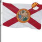 TOPFLAGS Florida Flag 5x8 Outdoor FL State Flags Embroidered The Sunshine State Flag Heavy Duty Sewn Stripes with 3 Brass Grommets USA TOP FLAGS, INC
