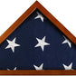 TOPFLAGS Case for Burial Flag with American Flags Cotton US 5x9.5 Ft Embroidered Stars Display Heavy Duty USA Banner Indoor with Brass Grommets USA TOP FLAGS, INC
