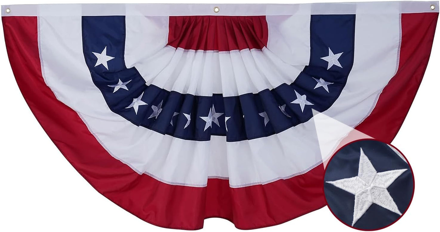 6 PACK: 250 Patriotic Decor Kit (6PCS) USA TOP FLAGS, INC