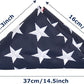 TOPFLAGS Folded American Flag 3x5 Heavy Duty Outdoor 600D US Flags USA Banner with Embroidered Stars, Sewn Stripes and Brass Grommets, Fade Resistant USA TOP FLAGS, INC