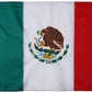 Mexican Flag 3x5 Double Side Bandera de Mexico MX National Flag Outdoor with 2 Brass Grommets