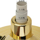 Base Stand for Flag Indoor,Gold Interior Flag Holder Stands, Flag Pole Base for 1.3 Inch,1.1 and 0.9 Inch Diameter Flag Pole