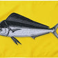 TOPFLAGS Dolphin Fishing Boat Flag 12x18 Inch Double Sided Heavy Duty Fisherman's Catch Flags for Boating | 4 Row Stitched and 2 Brass Grommets USA TOP FLAGS, INC