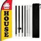 TOPFLAGS Open House Flag Kit 8Ft with Pole Ground Stake Portable Bag for Real Estate Agents - Outdoor Business Feather Flags Sign Banner (Yellow/Red) USA TOP FLAGS, INC