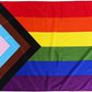 TOPFLAGS Pride Flag Outdoor Progress Pride Flags 10x15 Large Gay Bisexual LGBTQ+ Rainbow Banner Fade-resistant USA TOP FLAGS, INC