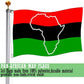 TOPFLAGS Afro Flag Pan African Map Flags Outdoor 3 X 5 FT Brass Grommets for Home Decor Outdoor Indoor USA TOP FLAGS, INC