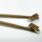 Indoor Flagpole Spreader (Gold) 4 PCS, Arm Length 18 Inches, The Flag Spreader Will fit Poles 1 1/8" - 1 3/8" in Diameter