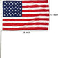 TOPFLAGS 12x18 Small American Flag on Stick 3 Pack Mini US Flags 12x18 Inch Metal Handheld Pole for Outside 4th of July Memorial Day USA 250th Anniversary Patriotic Decorations USA TOP FLAGS, INC