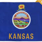 TOPFLAGSS Kansas Flag 4x6 FT - 3 Ply Double Sided Polyester Kansas State Flags with Brass Grommets - Vivid Color and Fade Proof State of KS Flag 4x6 Outdoor USA TOP FLAGS, INC