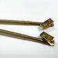 Indoor Flagpole Spreader (Gold) 2 PCS, Arm Length 18 Inches, The Flag Spreader Will fit Poles 1 1/8" - 1 3/8" in Diameter