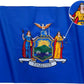 TOPFLAGS New York State Flag 4x6 Outdoor NY Flags Embroidered Flag Heavy Duty Sewn Stripes with 2 Brass Grommets USA TOP FLAGS, INC
