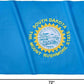 TOPFLAGS South Dakota Flag 4x6 Outdoor SD State Flags Embroidered Flag Heavy Duty Sewn Stripes with 2 Brass Grommets USA TOP FLAGS, INC