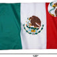 TOPFLAGS Mexican Flag 6x10 Embroidered Mexico Flags Bandera de Large MX Heavy Duty Sewn Stripes with 2 Brass Grommets USA TOP FLAGS, INC