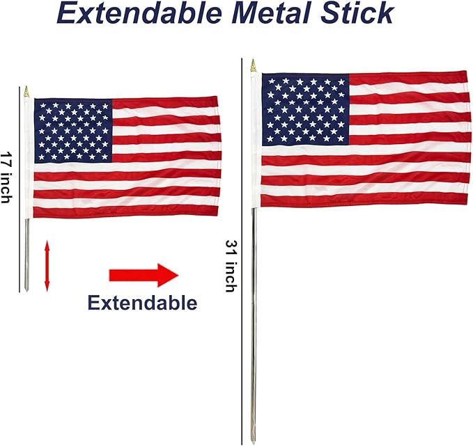 TOPFLAGS Texas Flag 8x12 Heavy Duty Outdoor TX State Flags - Embroidered Star Sewn Stripes for Outside with 4 Brass Grommets USA TOP FLAGS, INC