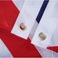 TOPFLAGS British Flag 5x8FT Union Jack UK United Kingdom Flag Embroidered Sewn Stripes Heavy Duty Outside Flags with 2 Thick Brass Grommets USA TOP FLAGS, INC