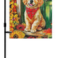 TOPFLAGS Garden Flag Stand with Fall Garden Flag 12 x 18 Autumn Dog Metal Yard Flags Holder Pole Stake Small Flag Stands with Clips and Stopper USA TOP FLAGS, INC