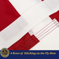 TOPFLAGS 5x8 American Flag Large US Flags Heavy Duty Embroidered Stars, Sewn Stripes, 3 Brass Grommets USA Flag 5x8 Feet Outdoor Indoor USA TOP FLAGS, INC