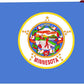 TOPFLAGS  Minnesota Flag 12x18 Inch Double Sided 3 Ply, Heavy Duty Nylon Small Minnesota State Flag with Brass Grommets, Fade Proof Outdoor Marine Boat Flags (MN) USA TOP FLAGS, INC